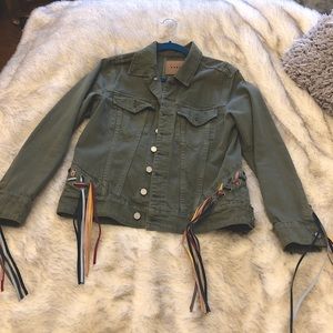 Army Green Jean Jacket